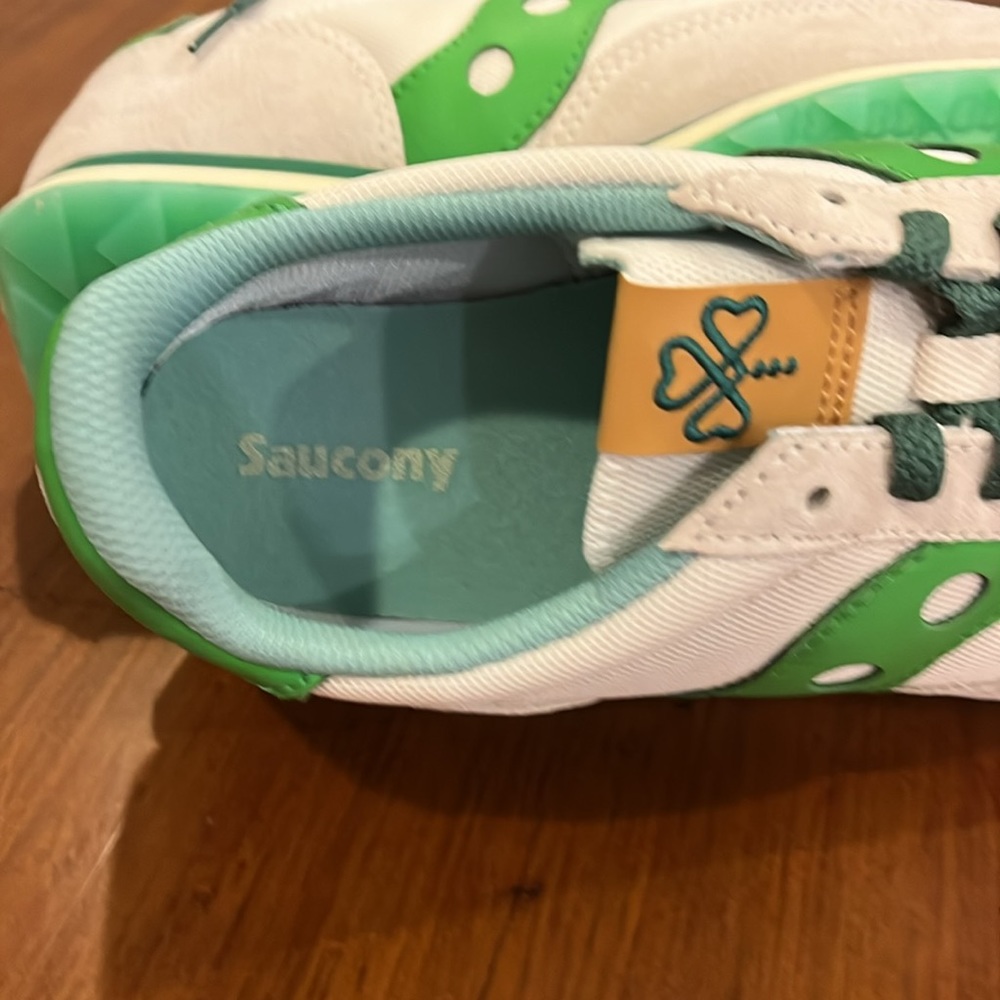 Saucony Jazz 81 St. Patrick’s Patty’s Day Shamrock Shoes Sneakers Mens Size 10 - Picture 14 of 16